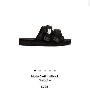 Suicoke Moto CAB Sandals - Black